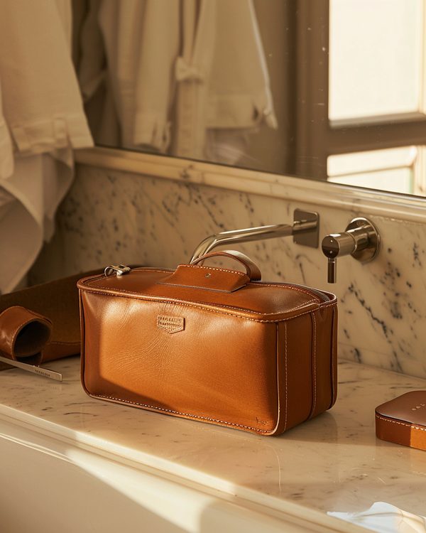 Découvrez l'élégance de la trousse de toilette française